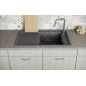 Blanco Faron XL 6 - Évier en silgranit, 1000x500 mm, InFino, gris 527265
