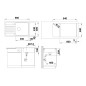 Blanco Legra XL 6 - Évier en silgranit, 860x500 mm, gris 527274