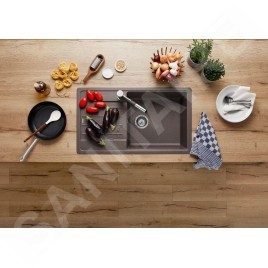 Blanco Legra XL 6 - Évier en silgranit, 860x500 mm, gris 527274