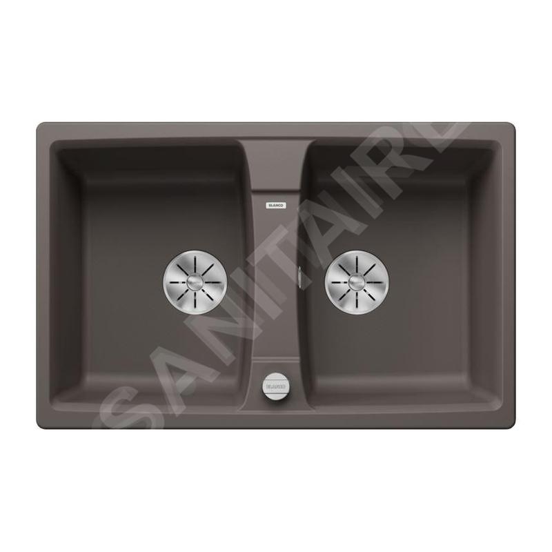 Blanco Lexa 8 - Évier en silgranit, 780x500 mm, avec commande de vidage, InFino, gris 527279