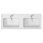 Cersanit Crea - Meuble avec lavabo, 53x119x45 cm, 4 tiroirs, chêne S801-325 Cersanit Crea - Meuble avec lavabo, 53x119x45 cm, 4 tiroirs, chêne S801-325