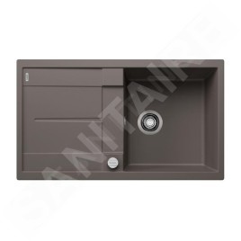 Blanco Metra 5 - Évier en Silgranit, 860x500 mm, avec commande du vidage, gris 527292