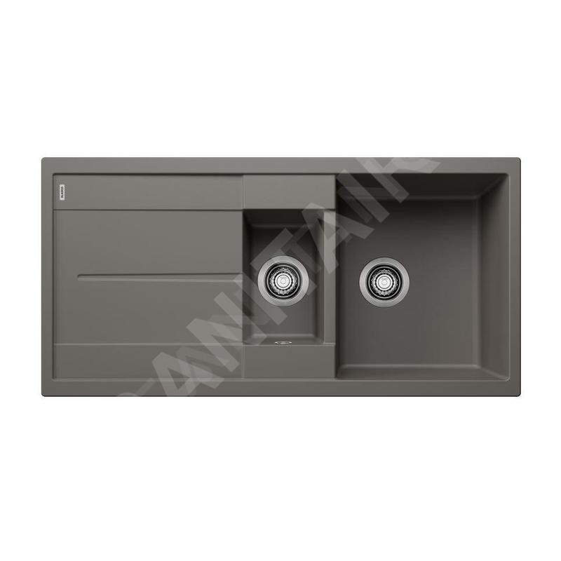 Blanco Metra 6 - Évier en Silgranit, 1000x500 mm, gris 527300