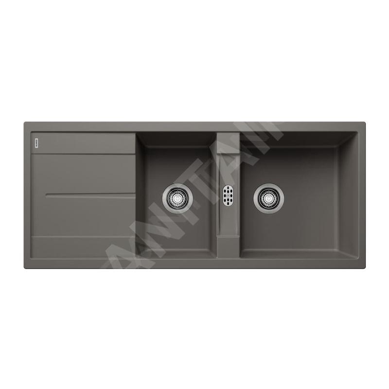 Blanco Metra 8 - Évier en silgranit, 1160x500 mm, gris 527303