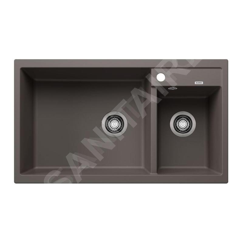 Blanco Metra 9 - Évier en silgranit, 860x500 mm, gris 527304