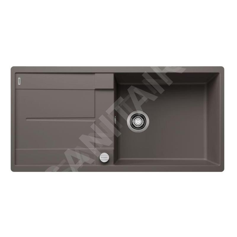 Blanco Metra XL 6 - Évier en silgranit, 990x490 mm, avec commande de vidage, gris 527308