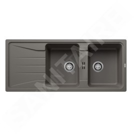 Blanco Sona 8 - Évier en silgranit, 1160x500 mm, gris 527339