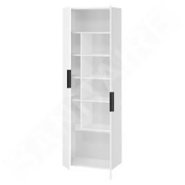 Cersanit City - Armoire haute, 180x60x36 cm, 2 portes, blanc S584-019-DSM