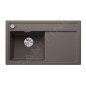 Blanco Zenar 45 - Évier en silgranit, 860x510 mm, avec commande de vidage, InFino, gris 527359