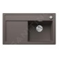 Blanco Zenar 45 - Évier en silgranit, 860x510 mm, avec commande de vidage, InFino, gris 527361