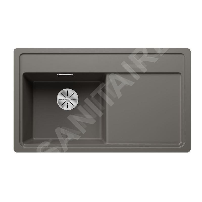 Blanco Zenar 45 - Évier en silgranit, 848x498 mm, avec commande de vidage, InFino, gris 527362