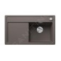 Blanco Zenar 45 - Évier en silgranit, 848x498 mm, avec commande de vidage, InFino, gris 527363