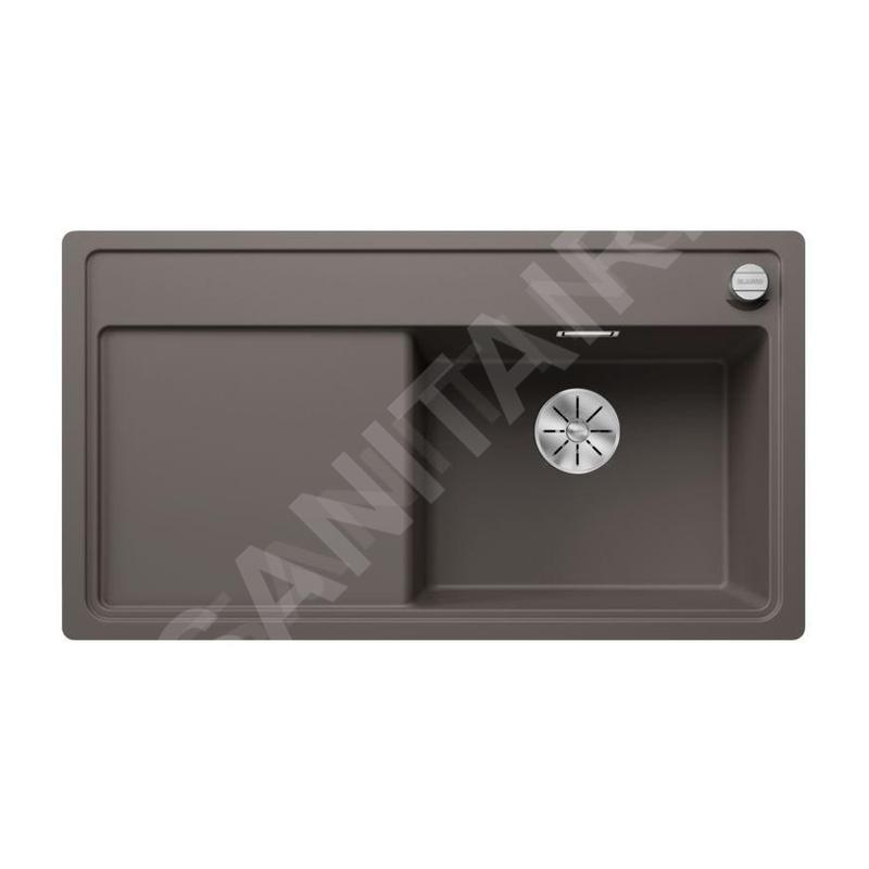 Blanco Zenar 5 - Évier en silgranit, 903x498 mm, avec commande de vidage, InFino, gris 527366