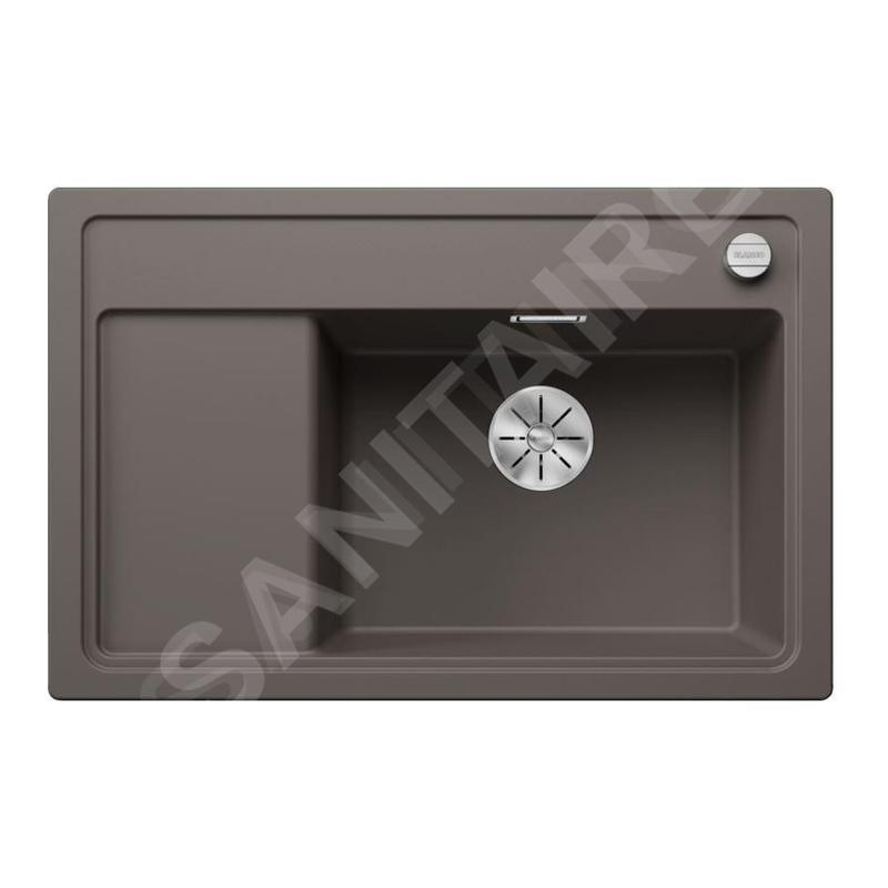 Blanco Zenar XL 6 - Évier en silgranit, 780x510 mm, avec commande de vidage, InFino, gris 527368