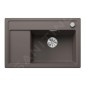 Blanco Zenar XL 6 - Évier en silgranit, 780x510 mm, avec commande de vidage, InFino, gris 527368