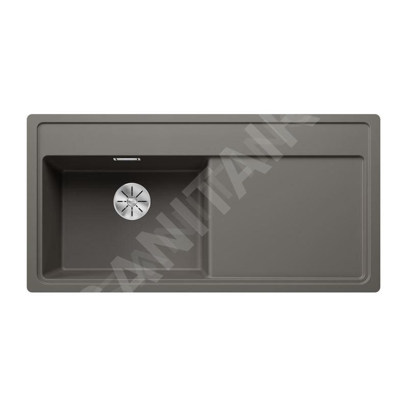 Blanco Zenar XL 6 - Évier en silgranit, 988x498 mm, avec commande de vidage, InFino, gris 527374