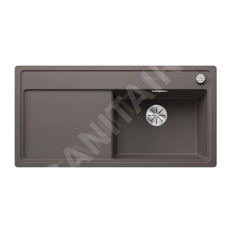 Blanco Zenar XL 6 - Évier en silgranit, 988x498 mm, avec commande de vidage, InFino, gris 527375