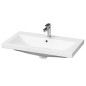 Cersanit Lara - Meuble avec lavabo, 45x79x45 cm, 2 tiroirs, gris S801-214-DSM Cersanit Lara - Meuble avec lavabo, 45x79x45 cm, 2 tiroirs, gris S801-214-DSM