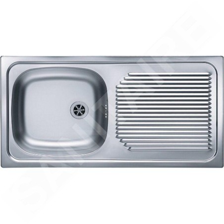 Alveus Basic - Évier 860x435 mm, inox 1008843
