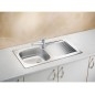 Alveus Basic - Évier 860x435 mm, inox 1008843