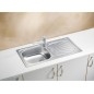 Alveus Basic - Évier 860x435 mm, inox 1008844