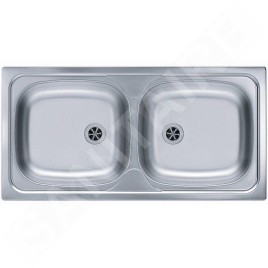 Alveus Basic - Évier 860x435 mm, inox 1008846