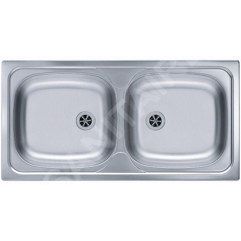 Alveus Basic - Évier 860x435 mm, inox 1008846