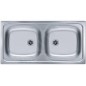 Alveus Basic - Évier 860x435 mm, inox 1008846