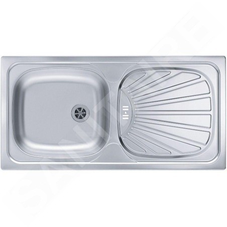 Alveus Basic - Évier 860x435 mm, inox 1008993