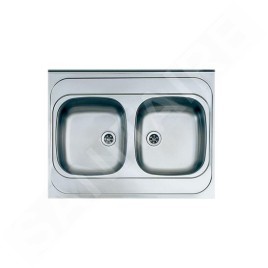 Alveus Classic - Évier 800x600 mm, inox 1009078