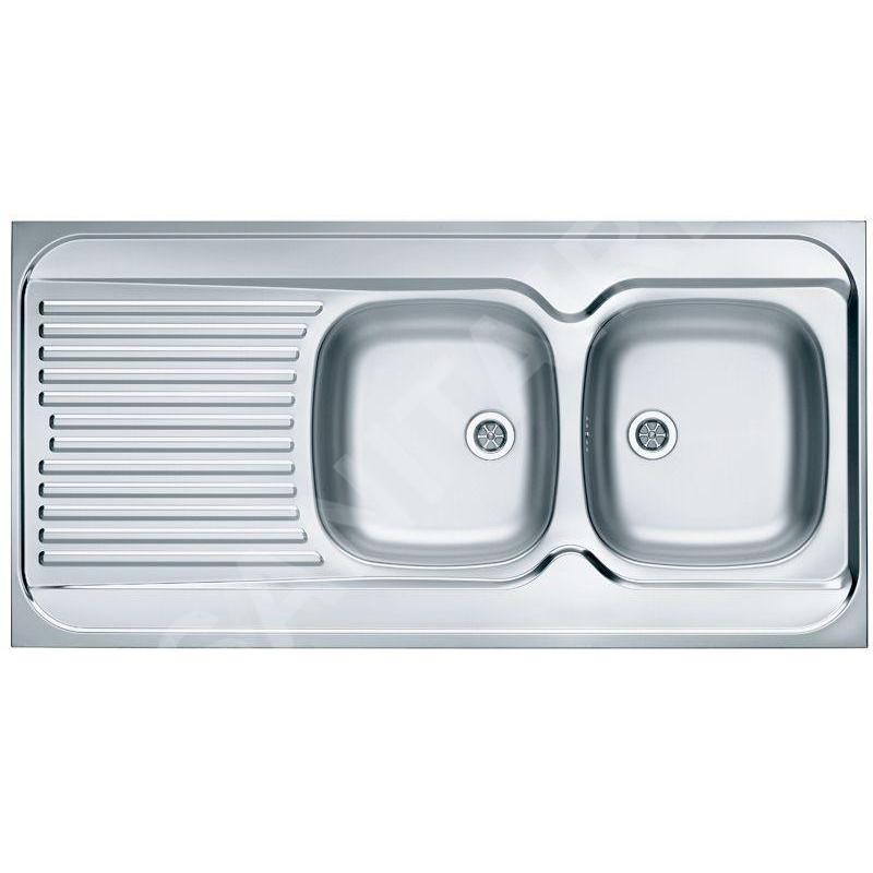 Alveus Classic - Évier 1200x600 mm, bac à droite, inox 1009085
