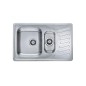 Alveus Elegant - Évier 810x510 mm, inox 1009247