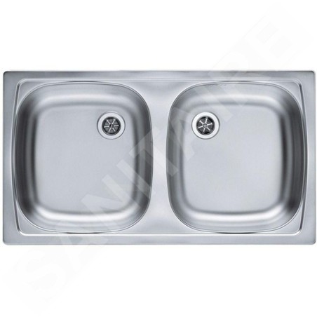 Alveus Basic - Évier 780x435 mm, inox 1039144
