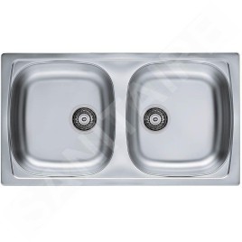 Alveus Basic - Évier 780x435 mm, inox 1049232