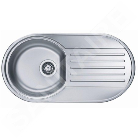 Alveus Form - Évier 830x435 mm, inox 1060001