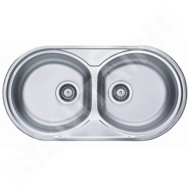 Alveus Form - Évier 830x435 mm, inox 1060039