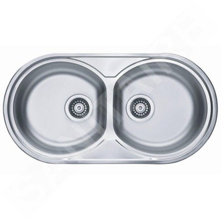 Alveus Form - Évier 830x435 mm, inox 1060039