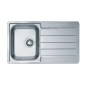 Alveus Line - Évier 860x500 mm, inox 1065579