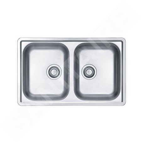 Alveus Line - Évier 790x500 mm, inox 1066751