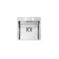 Alveus Stylux - Évier 450x510 mm, avec commande du vidage, inox 1084278