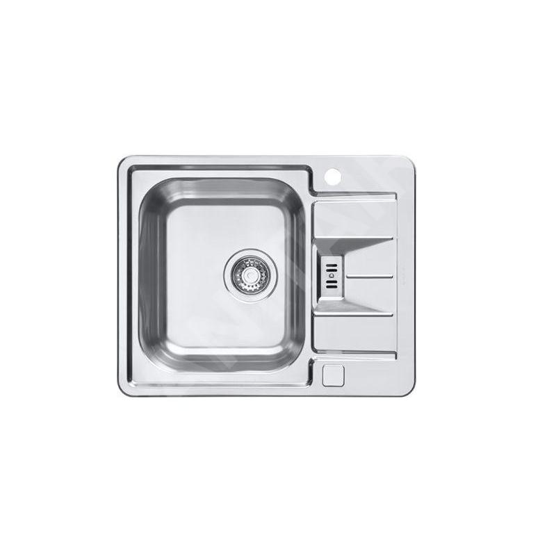 Alveus Line Maxim - Évier 615x500 mm, avec commande du vidage, inox 1085947