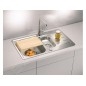 Alveus Line Maxim - Évier 790x500 mm, avec commande du vidage, inox 1085948