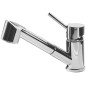 Alveus Cleo - Mitigeur d'évier avec douchette extractible, chrome 1088774