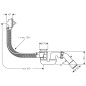 Hansgrohe Flexaplus - Corps d'encastrement pour baignoire standard 58140180 Hansgrohe Flexaplus - Corps d'encastrement pour baignoire standard 58140180