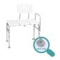Sapho Accessoire Ridder - Banc de baignoire, blanc A0120101