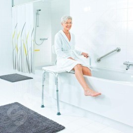 Sapho Accessoire Ridder - Banc de baignoire, blanc A0120101
