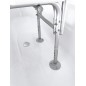 Sapho Accessoire Ridder - Banc de baignoire, blanc A0120101