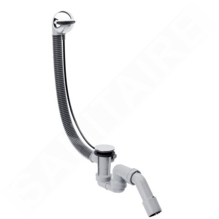 Hansgrohe Flexaplus - Ensemble complet avec garniture de vidage et trop-plein pour baignoires normales chrome 58143000