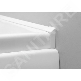 Polysan Accessoires - Joint contour de baignoire, 1950 mm, 2x, blanc 91020