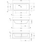 Duravit D-Code - Baignoire 1800x800 mm, blanc 700101000000000 Duravit D-Code - Baignoire 1800x800 mm, blanc 700101000000000